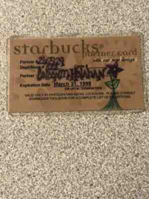 Starbucks  Partner card - Sold on eBay Dec, 3rd 2019 for $50.00