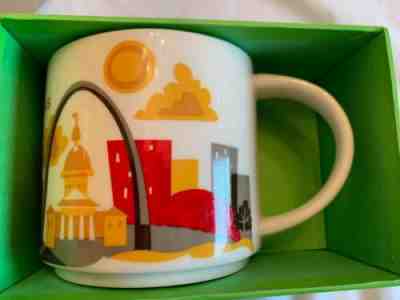 Starbucks YAH You Are Here State Series St. Louis Mississippi Coffee Cup Mug new - Sold on eBay Dec, 3rd 2019 for $25.00