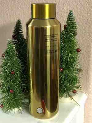 New Limited Edition Starbucks 2019 Gold Steel Water Bottle Hot Cold for Holiday - Sold on eBay Dec, 2nd 2019 for $22.50