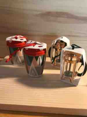 STARBUCKS 2018 Christmas Ornaments Set Of 4 - Sold on eBay Dec, 2nd 2019 for $22.99