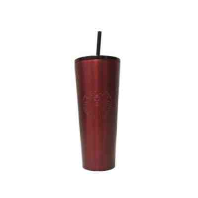 Starbucks Maroon Cold Cup Tumbler 24 oz. Brand New - Sold on eBay Dec, 2nd 2019 for $30.00
