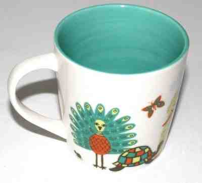Starbucks Zoo Jungle Animal Coffee Mug 2008 Elephant Giraffe Monkey Tiger Turtle - Sold on eBay Dec, 2nd 2019 for $16.99