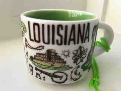 STARBUCKS COFFEE LOUISIANA BEEN THERE 2-OZ MINI MUG ORNAMENT - NEW - Sold on eBay Dec, 2nd 2019 for $20.80