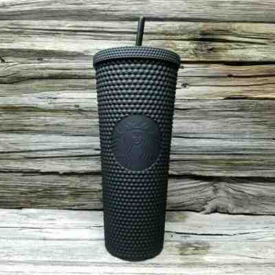 Starbucks Matte Black Studded Tumbler Cup. 24 oz. Fall 2019 LIMITED EDITION - Sold on eBay Dec, 2nd 2019 for $84.95