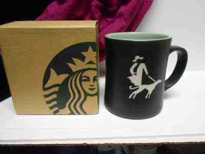 RARE Starbucks Mug Lady Woman Walking Dog New in Box - Sold on eBay Dec, 2nd 2019 for $39.95