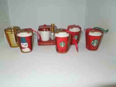 Starbucks Christmas Ornaments 2012-2015 NWT - Sold on eBay Dec, 2nd 2019 for $19.99