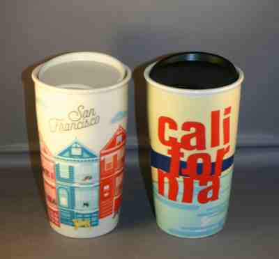 2017 starbucks california and san francisco ceramic tumblers 12 fl oz