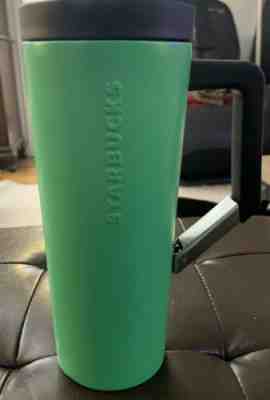 Starbucks Coffee Travel Mug Matte Green Stainless Steel Clip 16oz. Tumbler New - Sold on eBay Dec, 2nd 2019 for $22.99