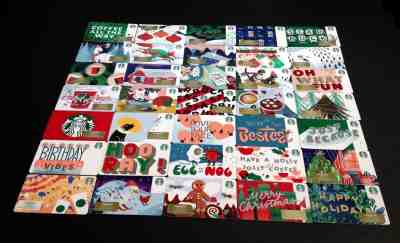 ????????CANADA 2019 STARBUCKS CHRISTMAS NO MARKER GIFT CARD --- LOT OF 35 PCS. --NEW - Sold on eBay Dec, 2nd 2019 for $19.99