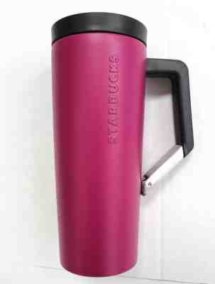 Starbucks Stainless Steel Clip Tumbler Magenta 16oz - Sold on eBay Dec, 2nd 2019 for $38.24