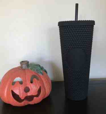 STARBUCKS 2019 FALL MATTE BLACK STUDDED TUMBLER CUP LIMITED EDITION NEW IN HAND - Sold on eBay Dec, 2nd 2019 for $80.00