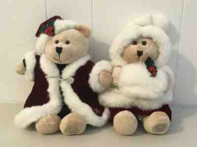 2004 Starbucks Set Of 2 Christmas Stuffed Bears Animal Plush Holiday Free Ship - Sold on eBay Dec, 2nd 2019 for $19.99