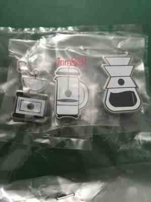 Starbucks Set Of 3 Lapel Pins French Press Pour Over And Coffee Bean Grinder - Sold on eBay Dec, 2nd 2019 for $22.69