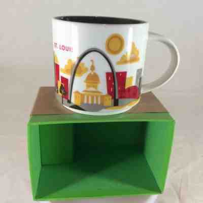 Starbucks St. Louis You Are Here Collection, 14 Oz Coffee Mug, NIB, tag - Sold on eBay Dec, 2nd 2019 for $17.78