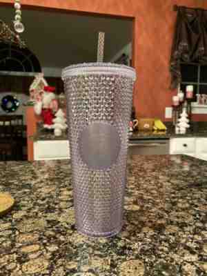 Starbucks 2019 BLING PLATINUM Studded Tumbler Venti 24oz Holiday ON HAND! - Sold on eBay Dec, 2nd 2019 for $29.99