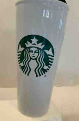 Starbucks Logo Double Wall Ceramic Travel Mug 16 Oz  Tumbler 2016 Unused Mermaid - Sold on eBay Dec, 2nd 2019 for $26.00