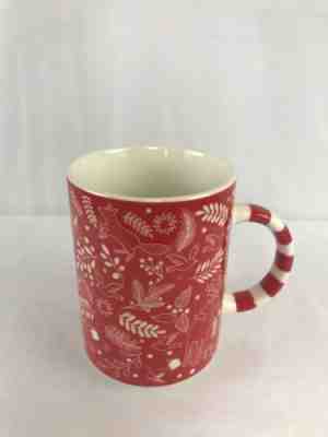 Starbucks Red White 2018 Holiday Coffee Mug Candy Cane Striped Handle 12oz NEW - Sold on eBay Dec, 2nd 2019 for $15.30