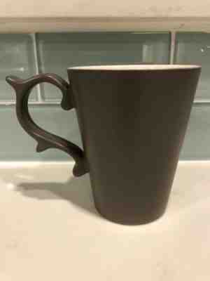Starbucks Tazo Tea Mug 12oz 2012 Scroll/ Heart Handle Grey Gray - Sold on eBay Dec, 2nd 2019 for $25.00