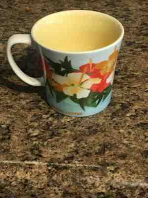 Starbucks Hawaii Mug Hibiscus Flowers Bone China 2010 Collectible Coffee Tea - Sold on eBay Dec, 2nd 2019 for $23.00