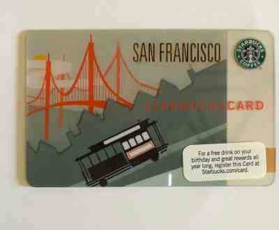 NEW RARE STARBUCKS - SAN FRANCISCO Cable Car Trolley 2009 HTF - Sold on eBay Dec, 2nd 2019 for $45.00