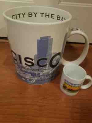 Starbucks Giant Size San Francisco Skyline Series One (2002) Coffee Mug Planter  - Sold on eBay Dec, 2nd 2019 for $126.00