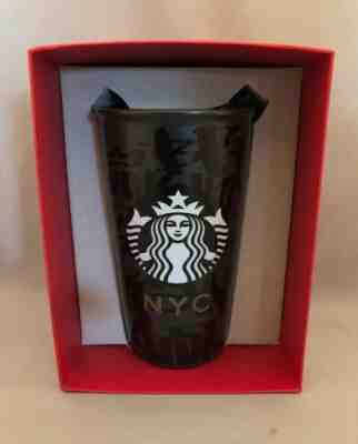 Starbucks NYC NEW YORK Ceramic Tumbler Travel Cup 12 Oz 2015. NWT! - Sold on eBay Dec, 2nd 2019 for $50.00