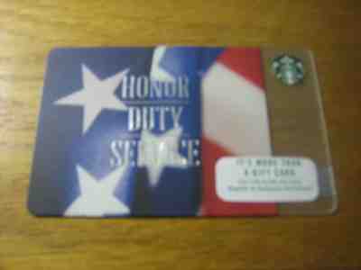 Starbucks Veterans Day Gift Cards 2014 Honor Duty Service Lot of 25 - Sold on eBay Dec, 2nd 2019 for $24.99