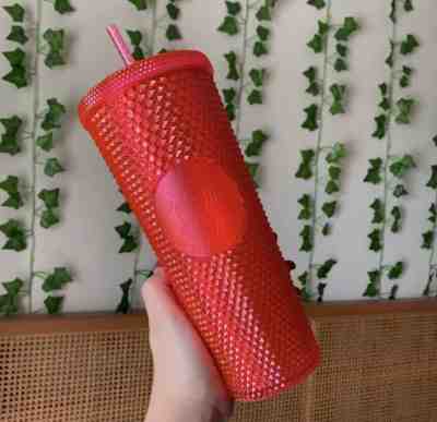 Starbucks Holiday 2019 Venti Studded Tumbler Cup in Neon Pink - Sold on eBay Dec, 2nd 2019 for $26.99