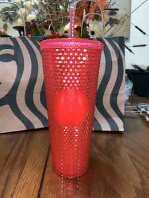 Starbucks Studded Tumbler Pink Bling - Sold on eBay Dec, 2nd 2019 for $25.00