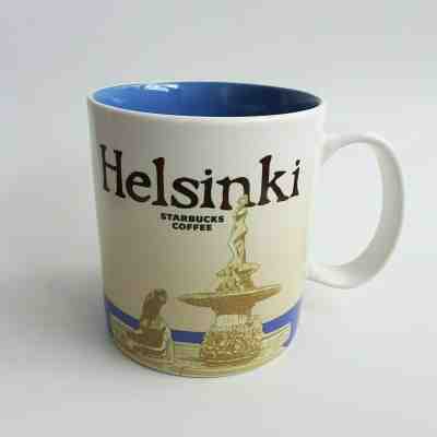 Original Starbucks City Mug 16 oz Global icon city HELSINKI, FINLAND Series 2016 - Sold on eBay Dec, 2nd 2019 for $25.00