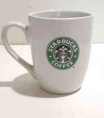 Starbucks 2008 MUG Coffee 2 Sided Green  Mermaid Logos 10.2 oz - Sold on eBay Dec, 2nd 2019 for $15.99