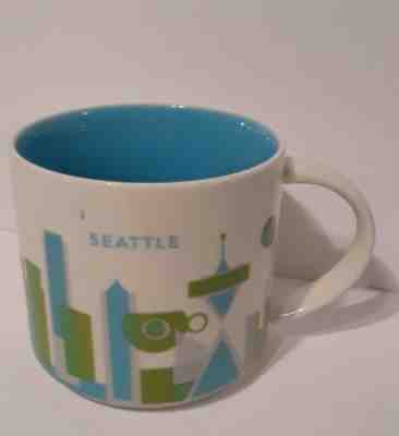 Starbucks Seattle You are Here Collection 14 oz Coffee Cup Mug 2013 - Sold on eBay Dec, 2nd 2019 for $19.99