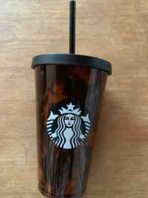 Starbucks Sold Out Fall 2019 Tortoise Tumbler Cold Cup w/Straw 16 OZ New NWT - Sold on eBay Dec, 2nd 2019 for $29.99