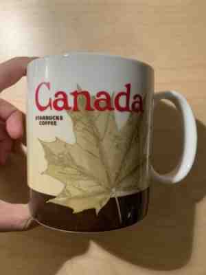 Starbucks Canada Mug Global Icon Collectors Series 16oz Ceramic Maple Leaf 2012 - Sold on eBay Dec, 2nd 2019 for $21.40