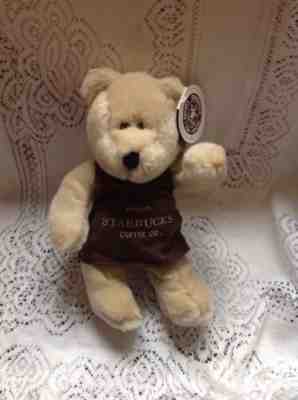 NWT STARBUCKS PIKE PLACE MARKET  BROWN APRON BEARISTA BEAR 2002 - Sold on eBay Dec, 2nd 2019 for $19.99