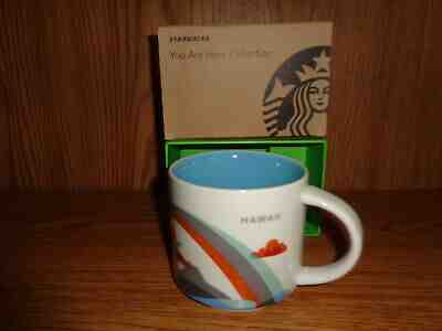 HAWAII STARBUCKS YOU ARE HERE 14 oz MUG, NEW IN BOX - Sold on eBay Dec, 1st 2019 for $31.95