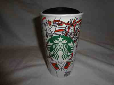 Starbucks 2017 Christmas Holiday Travel Tumbler Mug Coffee Cup Red Dot Siren - Sold on eBay Dec, 1st 2019 for $24.99