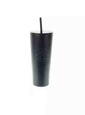 Starbucks Stainless Steel Venti 28 Oz Matte Black Cold Cup Tumbler  - Sold on eBay Dec, 5th 2019 for $38.99