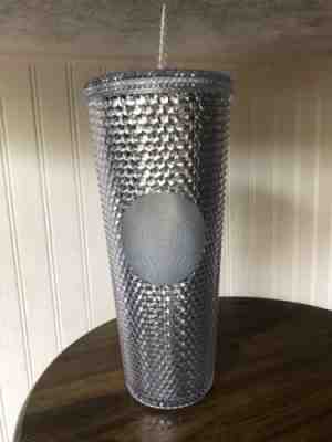 Starbucks Holiday 2019 Limited Edition Platinum Studded Tumbler Cup - Sold on eBay Dec, 5th 2019 for $39.99