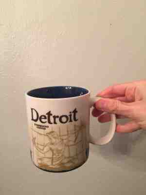 Starbucks collector series mug Detroit - Sold on eBay Dec, 5th 2019 for $15.00