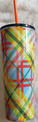 2019 Starbucks Spring Plaid Travel Coffee Drink Tumbler 16oz New - Sold on eBay Dec, 5th 2019 for $15.00