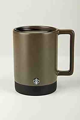 Starbucks Gray Non Slip Ceramic Mug with Lid, 14 oz - Sold on eBay Dec, 5th 2019 for $21.95