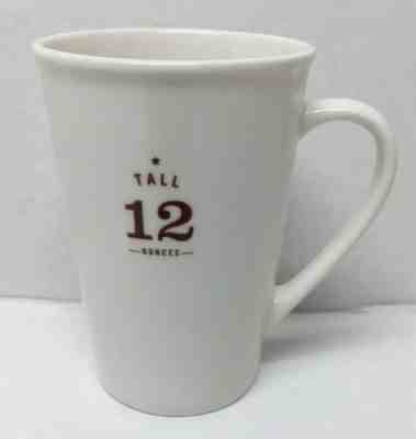 Starbucks White Brown Lettering Tall 12 Ounces Coffee Cup Mug 2010 - Sold on eBay Dec, 5th 2019 for $19.99