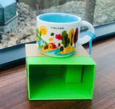 Starbucks Finland You Are Here MINI Ornament Mug With box 2 OZ - Sold on eBay Dec, 5th 2019 for $31.00