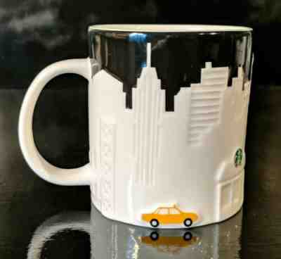 Starbucks 2012 Coffee Mug "New York City" ~ NYC Skyline Taxi - Collector Series - Sold on eBay Dec, 5th 2019 for $15.95
