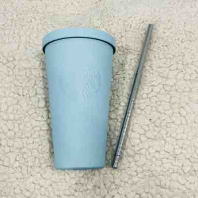 Starbucks Stainless Steel Matte Blue 16 oz Tumbler - Sold on eBay Dec, 5th 2019 for $50.00