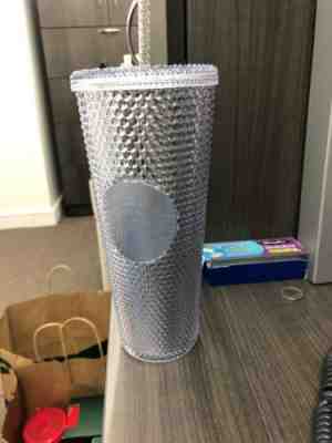 Starbucks Tumbler Christmas 2019 Silver Studded 24 Ounces - Sold on eBay Dec, 5th 2019 for $25.00