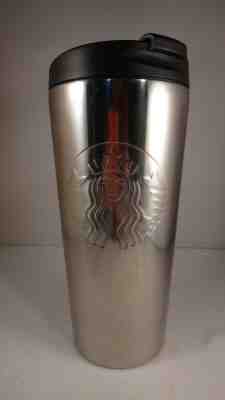 STARBUCKS Mermaid Siren Polished Stainless Steel 16 oz Travel Tumbler - Sold on eBay Dec, 5th 2019 for $17.50