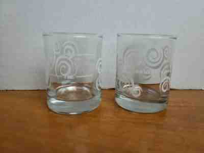Starbucks Coffee Espresso Aroma Swirls Clear Shot Glass 1oz/2oz Lot of 2 EUC!!!! - Sold on eBay Dec, 5th 2019 for $19.99