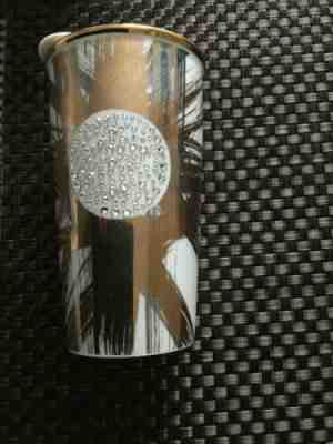 Starbucks Swarovski Gold  Double Wall Tumbler - 30th Anniversary Edition - Sold on eBay Dec, 5th 2019 for $80.00